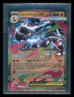 Mega Charizard X ex 013/094 Me02: Phantasmal Flames Holo Pokemon TCG - NM - Image 1
