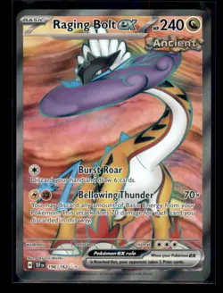 Raging Bolt ex 196/162 Ultra Rare Temporal Forces Pokemon Holo NM/M - Image 1