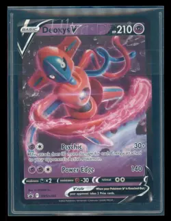 Pokemon Deoxys V SWSH266 Sword & Shield Promo Holo Basic HP 210 English - Image 1