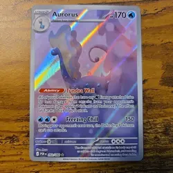 Pokemon TCG Aurorus 092/088 Full Art Holo Rare NM English Perfect Order - Image 1
