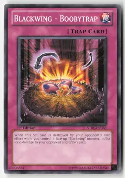 Yugioh - Blackwing - Boobytrap STBL-EN068 1st Edition - Starstrike Blast - Image 1