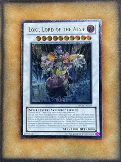 Yugioh Loki, Lord of the Aesir STOR-EN039 Ultimate Rare NM - Image 1