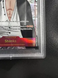 2022 One Piece Romance Dawn OP01-120 Shanks Manga Alt Art PSA 10 English - Image 4