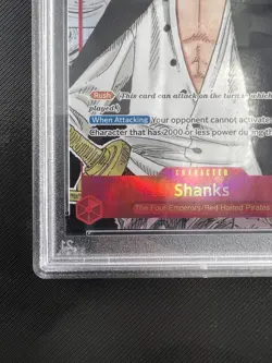 2022 One Piece Romance Dawn OP01-120 Shanks Manga Alt Art PSA 10 English - Image 5