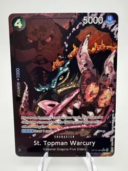 St. Topman Warcury (Alternate Art) OP13-089 Carrying On His Will Foil One Piece - Image 1