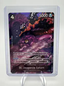 One Piece St. Jaygarcia Saturn Alternate Art OP13-083 Carrying On His Will Foil - Image 3