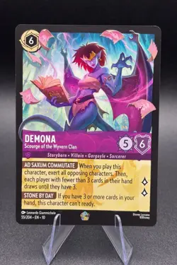 Demona Scourge of The Wyvern Clan Legendary Disney Lorcana Whispers In The Well - Image 1