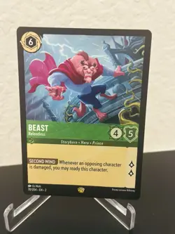 Beast Relentless 70/204 Non-Foil Disney Lorcana Rise of the Floodborn Legendary - Image 1