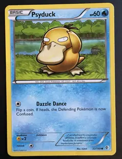 Psyduck 32/149 2012 Common Boundaries Crossed Pokemon Card HP - Image 1