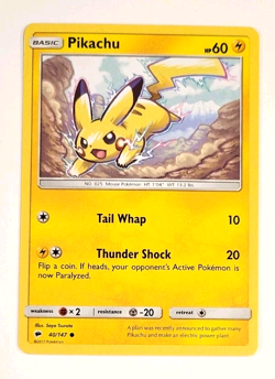 Pikachu - 40/147 - Sun and Moon - Burning Shadows - Near Mint - Pokemon Card_52 - Image 1