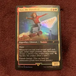 Max The Daredevil Secret Lair Drop Foil 345 NM+ Unplayed MTG Magic Card - Image 1