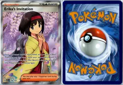Pokemon Card - Erika's Invitation 196/165 151 Ultra Rare Near Mint - Image 3