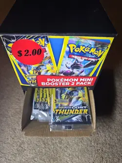Pokemon Sun And Moon Lost Thunder 3 Card Booster Pack! X60! With Display Box!🔥 - Image 2