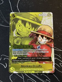 Monkey.D.Luffy (Winner Pack 2026 Vol. 2) P-106 One Piece Promotion Cards Foil - Image 1