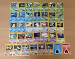 Lot Of 36 Pokemon Cards Gym Challenge No Duplicates *NM/LP* - Image 1