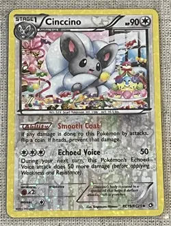 Pokemon CINCCINO Card RC19/RC25 Reverse Holo Uncommon Legendary Treasures - Image 1