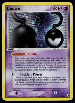 Pokemon Card - Unown Unseen Forces U/115 Rare - Image 1