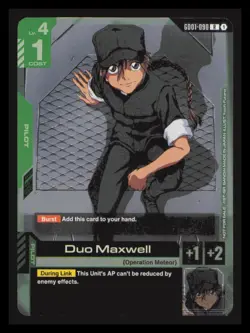 Duo Maxwell GD01-090 (R) | Promo | Gundam Card Game | Near Mint TCG - Image 1