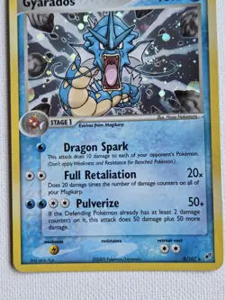 Gyarados EX Deoxys Holo Rare 8/107 2005 LP Pokemon Card - Image 5