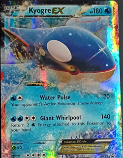 The Pokemon Company Kyogre EX Promo Holo XY41 Basic Pokemon Card 180HP - Image 1