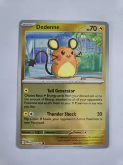 029/088 Dedenne : Common Reverse Holo Card : Perfect Order : Pokemon TCG - Image 1