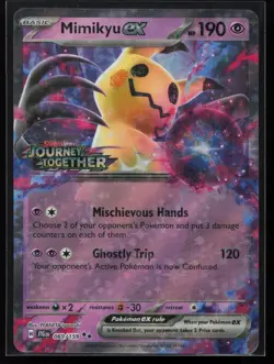 Mimikyu ex (Journey Together Stamped) 069/159 Pokemon TCG Card - Image 1