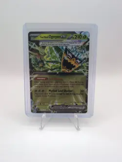 Pokemon TCG Teal Mask Ogerpon EX Prismatic Evolutions Holo Card 012/131 - Image 1