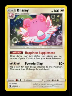 Blissey - (Cosmos Holo) Holo Promo Miscellaneous Cards & Products 153/214 NM - Image 1