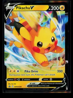 Pikachu V Holo Promo SWSH: Sword & Shield Promo Cards SWSH285 NM - Image 1