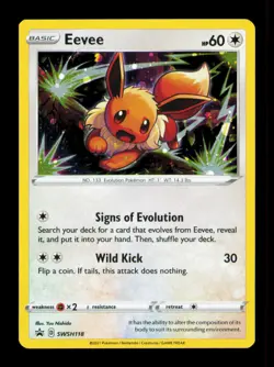 Eevee - Holo Promo SWSH: Sword & Shield Promo Cards SWSH118 NM - Image 1