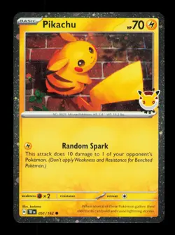 Pikachu (Pokemon Day 2026) Holofoil Common Miscellaneous Cards & Products 051/16 - Image 1