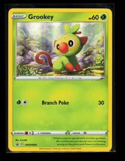 Grookey Holofoil Promo SWSH: Sword & Shield Promo Cards SWSH001 NM - Image 1