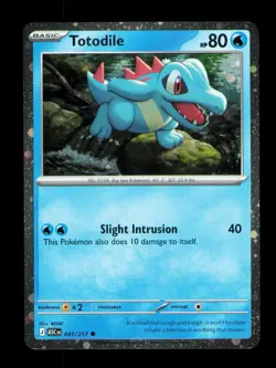 Totodile (Cosmos Holo) Holofoil Common Miscellaneous Cards & Products 041/217 NM - Image 1