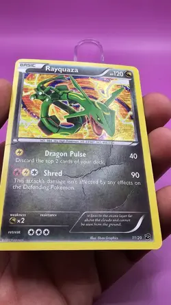 Rayquaza 11/20 - Dragon Vault Holo Rare Pokemon TCG Card - HP💚💚 - Image 3
