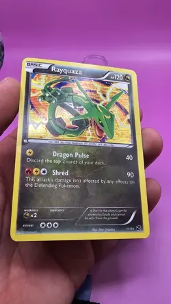Rayquaza 11/20 - Dragon Vault Holo Rare Pokemon TCG Card - HP💚💚 - Image 4