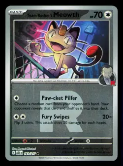 Team Rocket's Meowth (Cosmos Holo) Holo Common Miscellaneous Cards & Products 14 - Image 1