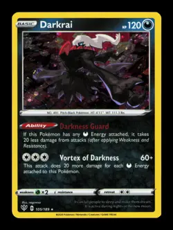 Darkrai - (Cosmos Holo) Holofoil Promo Miscellaneous Cards & Products 105/189 NM - Image 1