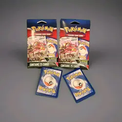 Pokemon TCG cards Cointains 2 packs of 25 sealed and 50 Assorted cards opened - Image 1