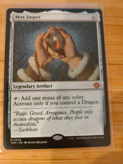 MTG Mox Jasper 0246 Tarkir Dragonstorm M/NM Free UK P&P - Image 1