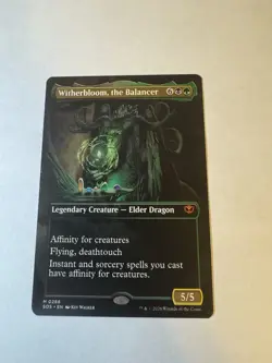 Witherbloom, The Balancer 0288 M Borderless Regular MTG: Secrets of Strixhaven - Image 1