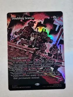 Doubling Season (Borderless) 0011 Teenage Mutant Ninja Turtles NM *FOIL* - Image 1
