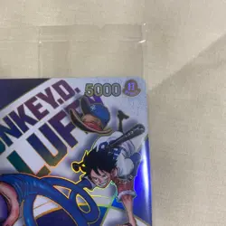One Piece Card Monkey D. Luffy Unopened Dodgers Overseas Promo Dodgers Luffy - Image 3