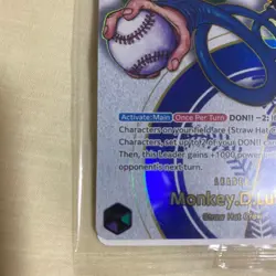 One Piece Card Monkey D. Luffy Unopened Dodgers Overseas Promo Dodgers Luffy - Image 4