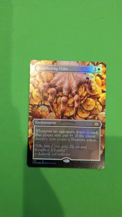 FOIL - Smothering Tithe - NM Near Mint - Borderless - Double Masters 2022 2X2 - Image 1
