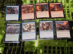 MTG Pirate x8 Wanted Scoundrels(FOIL)Deadeye Quartermaster,Rowdy Crewe,Sailor of - Image 1