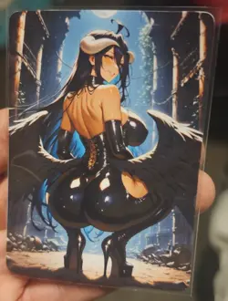 Albedo - Anime - Waifu - Doujin - DIY - Full Art - Glossy - Photo Art Card - Image 2