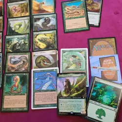 Commander Magic Deck 100 Cards = **WURMS WORMS WYRMS Green Day Baru Tribal Fun** - Image 2