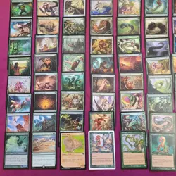 Commander Magic Deck 100 Cards = **WURMS WORMS WYRMS Green Day Baru Tribal Fun** - Image 4