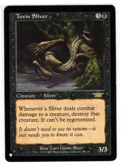 MTG Toxin Sliver, The List Reprints, Regular Near Mint Magic - Image 1