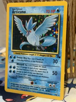 Pokemon TCG Articuno Fossil Holo Unlimited Rare Card 2/62 NM! - Image 2